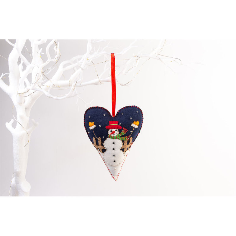 5cm Handmade Fabric People Holiday Shaped Ornament
