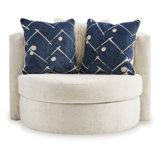 Wydmondham Upholstered Swivel Accent Chair