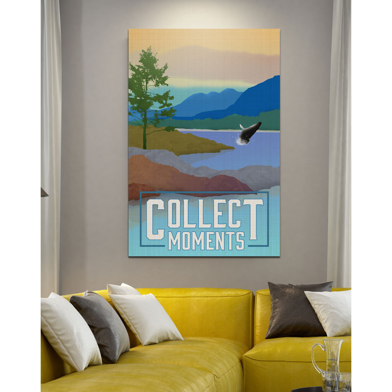 «Collect Moments», reproduction, H 27 po x l 18 po x 1,5 po, Toile tendue