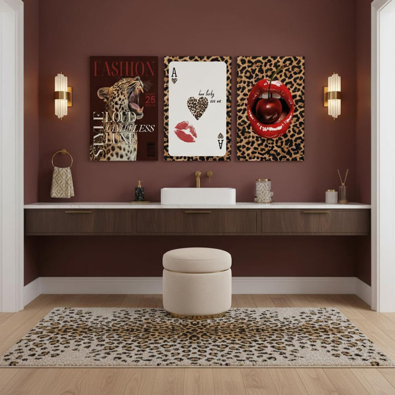3 Piece Wrapped Canvas Wall Art, 60cm H x 40cm W