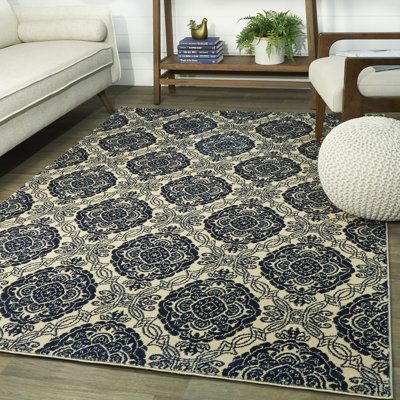 Cavall Damask Rug