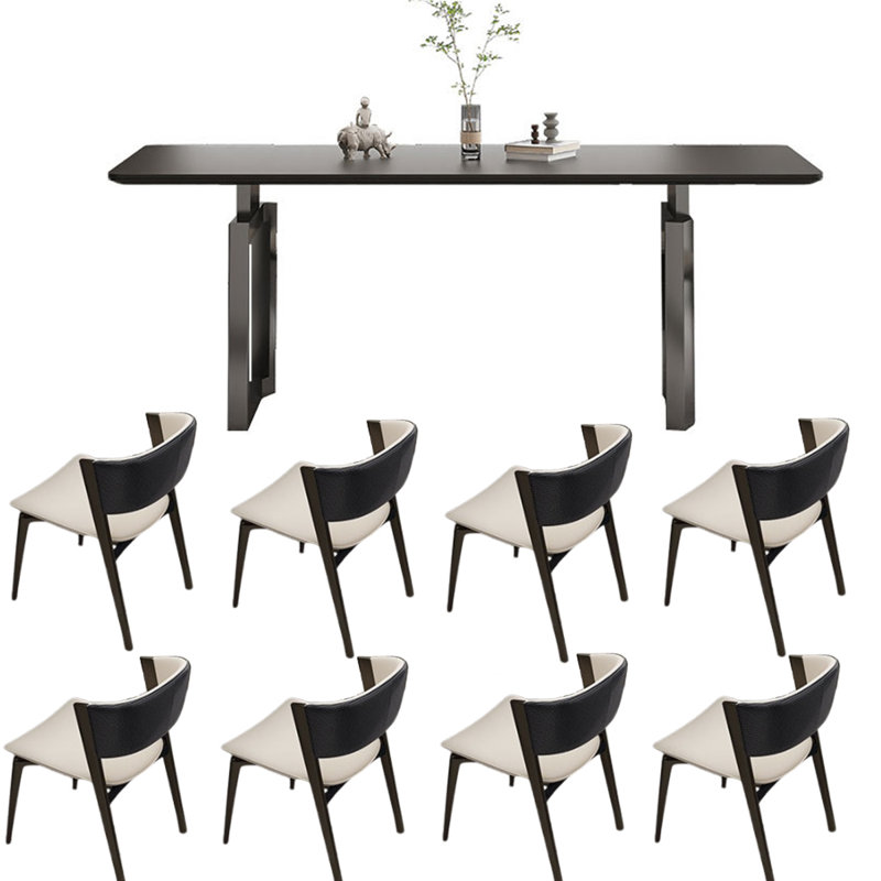 Table de salle à manger Modern Luxury, H 29,5 po x L 86,6 po x l 35,4 po