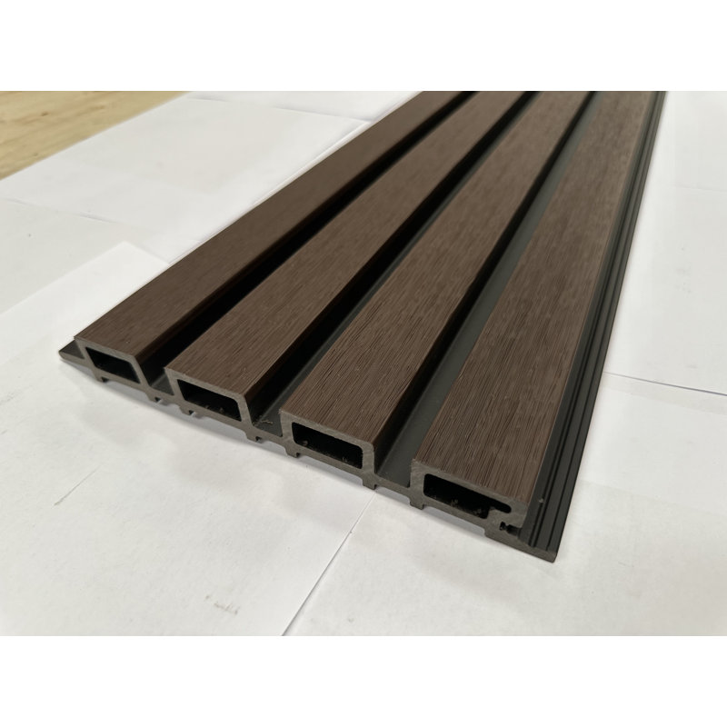 8.6" x 106" Shiplap Wall Paneling, Dark Coffee Brown