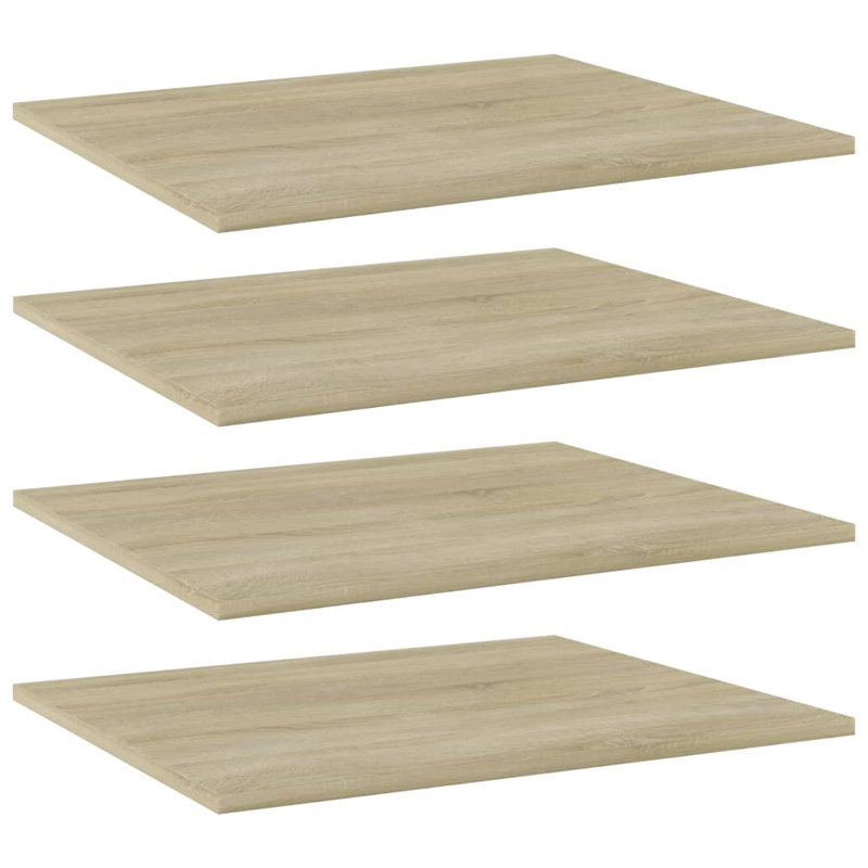 Tablettes flottantes étagères murales, H 0,6 po x l 23,6 po x P 19,7 po, Chêne sonoma