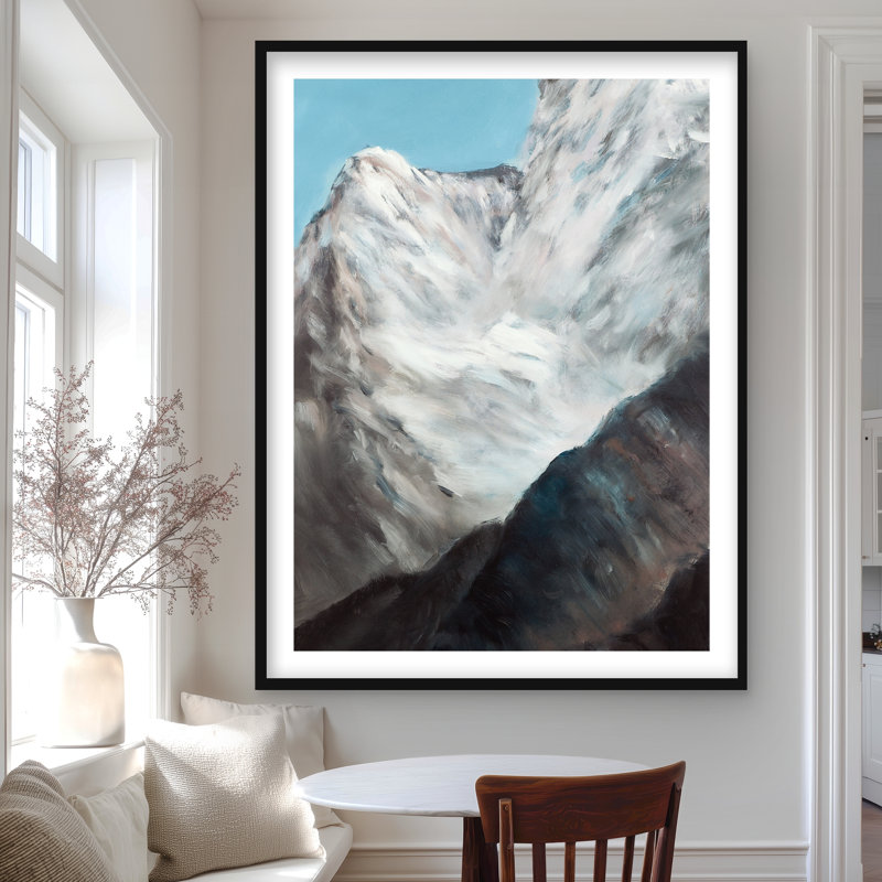 Emblématique des pics himalayens - impression encadrée contemporaine