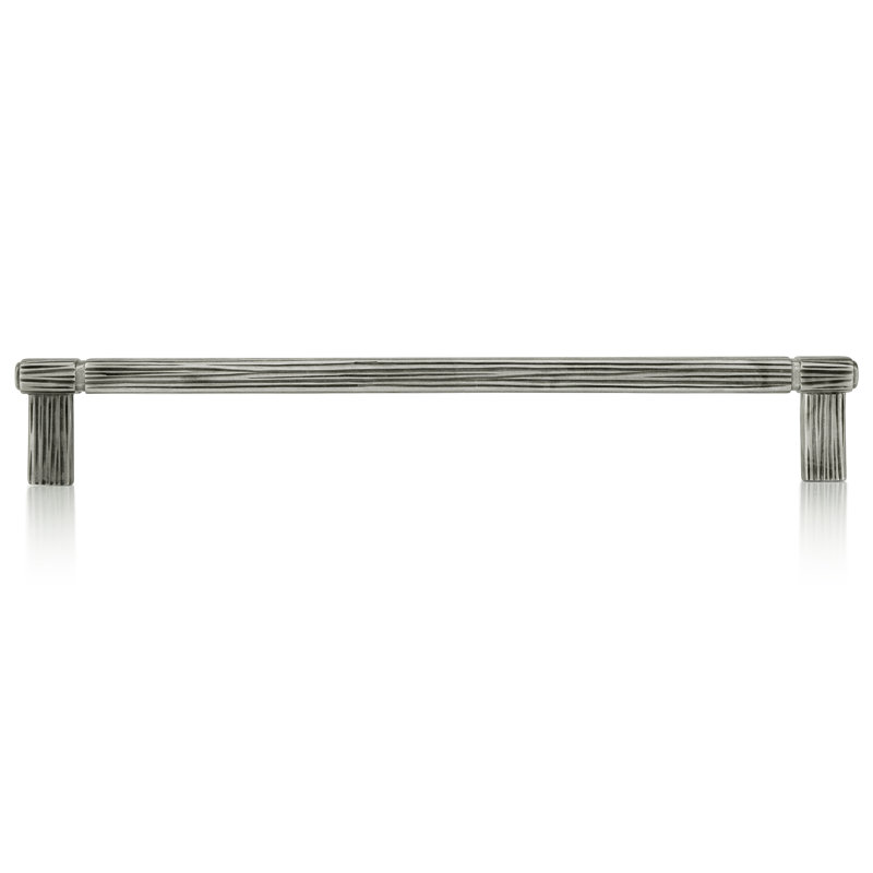8" C TO C BARNARD PULL; BURNISHED PEWTER FINISH