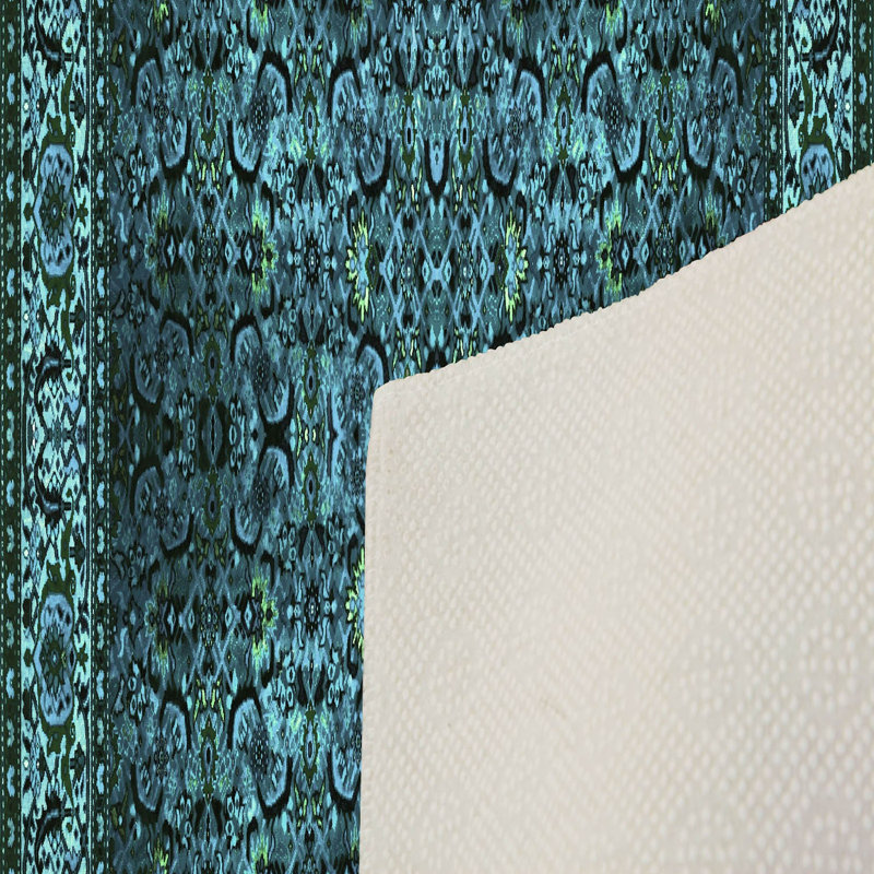 Stylish Woven Carpet 5.9 x 9.2 Feet, 100% Polyester, Antibacterial, Non-Slip Underside | 3D Digital Printing, Machine Washable (30-40°C) | Perfect for Living Rooms, Bedrooms & High-Traffic Areas, Durable & Easy Care
