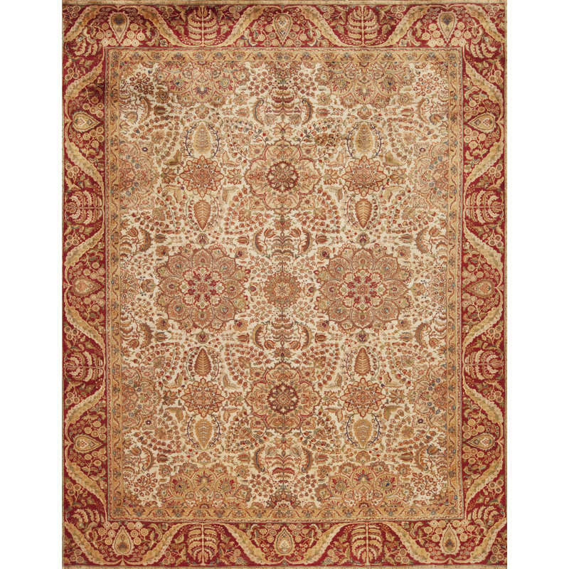 Tapis oriental noué à la main Pacific Heights, Rectangle 8 pi 4 po x 10 pi 4 po
