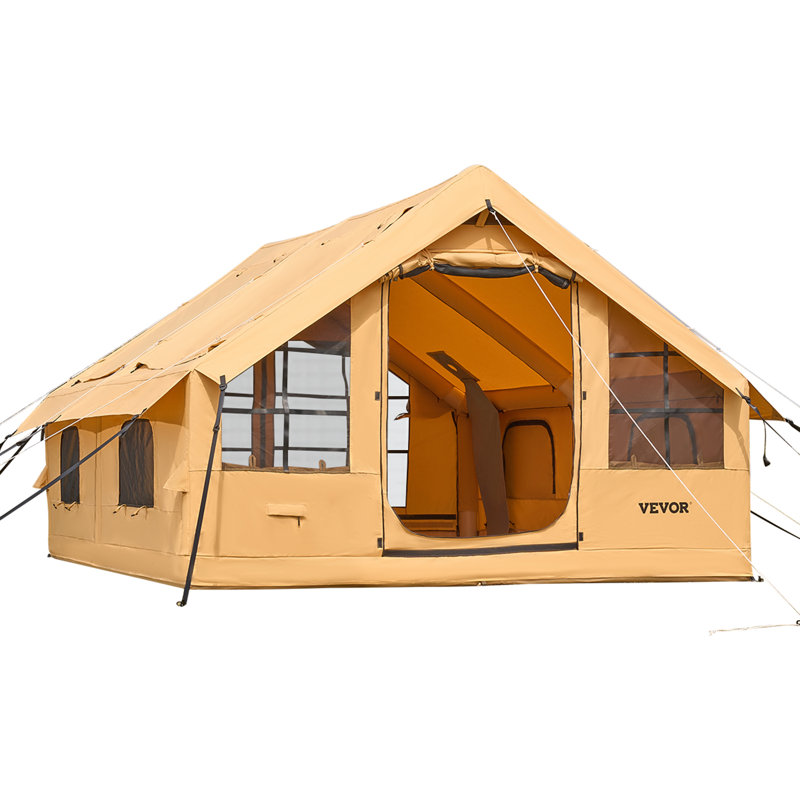 Inflatable Tent for Camping 8-12 Person Glamping Tent with Pump Easy Set up
