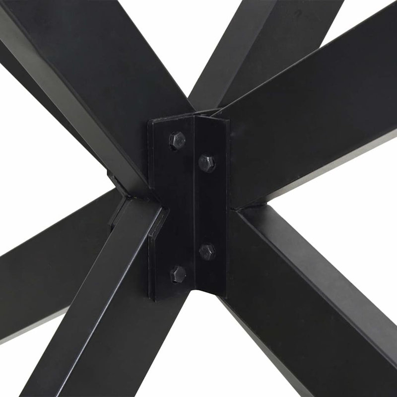 Table Leg, 73cm H x 85cm W x 85cm D, Anthracite
