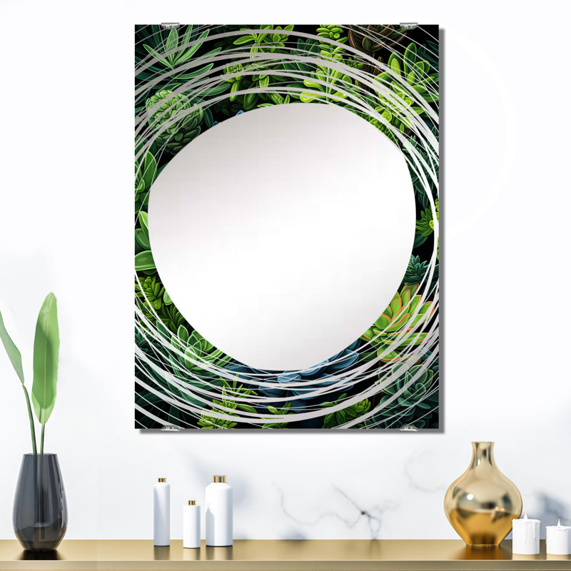 Miroir mural Vassilieva - Herbs MIR134439, 32 po x 24 po
