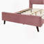 Lit plateforme tapissier, velours -1919968560