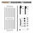 MDF And Solid Wood Composite Board Barn Door With Hardware Components-114545282