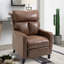 Fauteuil inclinable manuel en microfibre-1952561571