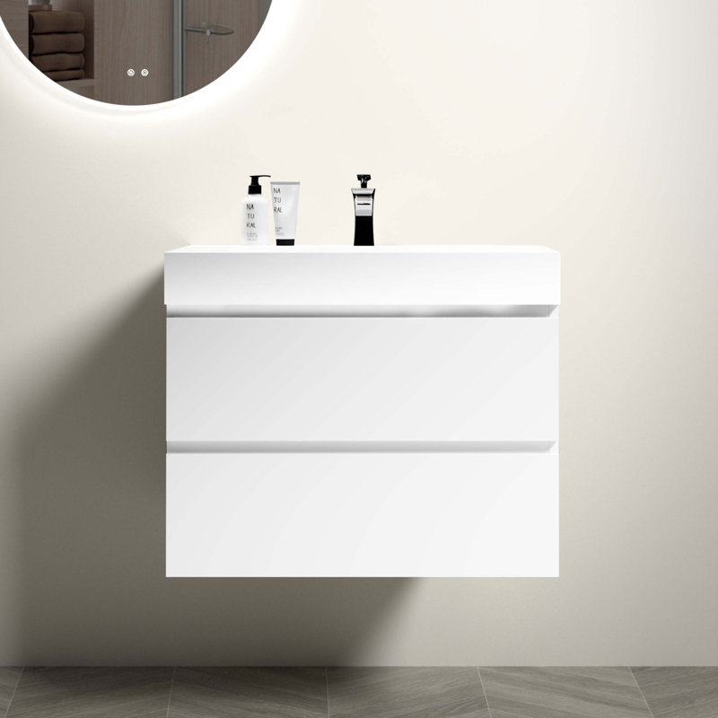 Meuble-lavabo blanc 30 po avec lavabo