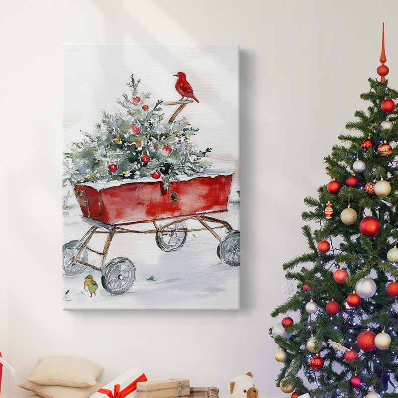 Art des Fêtes de Noël - Toile tendue avec châssis Cxxxvi, H 60 po x l 40 po