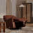 Swivel Glider With Recliner Function With Manual Footrest In Oslo Pecan-1398407289