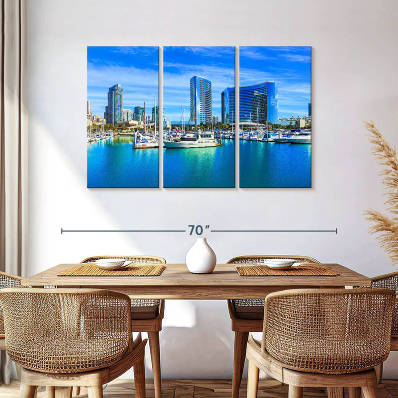 Senne San Diego Waterfront, H 36 po x l 57 po