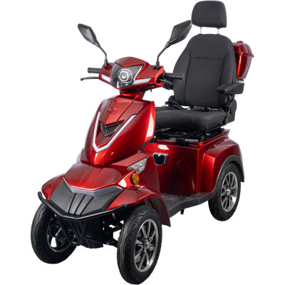 Scooters de mobilité robustes 4 roues Hs4w-a1r-n, couleur rouge
