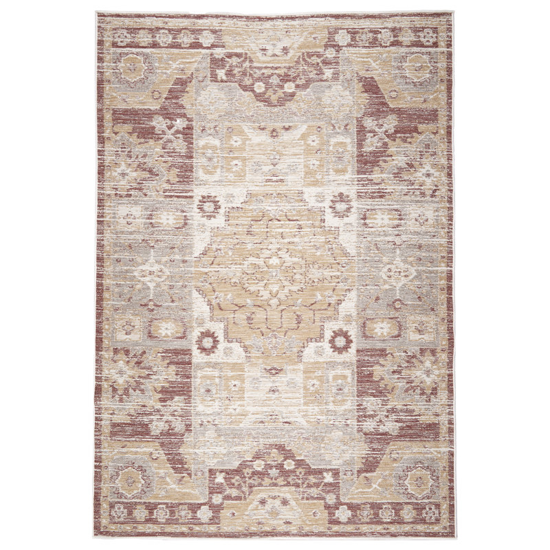 Bentzel Oriental Indoor / Outdoor Rug, Rectangle 7'10" x 9'10"