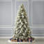 Flocked Realistic Pine and Pampas Christmas Tree 550 Warm White LED Lights - Includes a Storage Bag & Remote Control-85608181