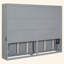 Grand lit escamotable mural, gris-2053543934