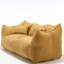 Grande chaise rembourrée de mousse, idéale pour un espace de vie confortable et relaxant jaune avec noyau en mousse à haute résilience, expérience luxueuse-131139171