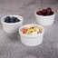 Ensemble de bols à cuisson en porcelaine de 8 à 8 oz pour soufflé, crème brûlée, crème anglaise, dessert, trempette - empilable, lavable au lave-vaisselle - blanc durable Ramekins-132784772