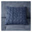 Ensemble d'édredon en seersucker bleu marine - Collection de literie en microfibre 7 pièces avec coussins décoratifs, taies décoratives et jupe de lit