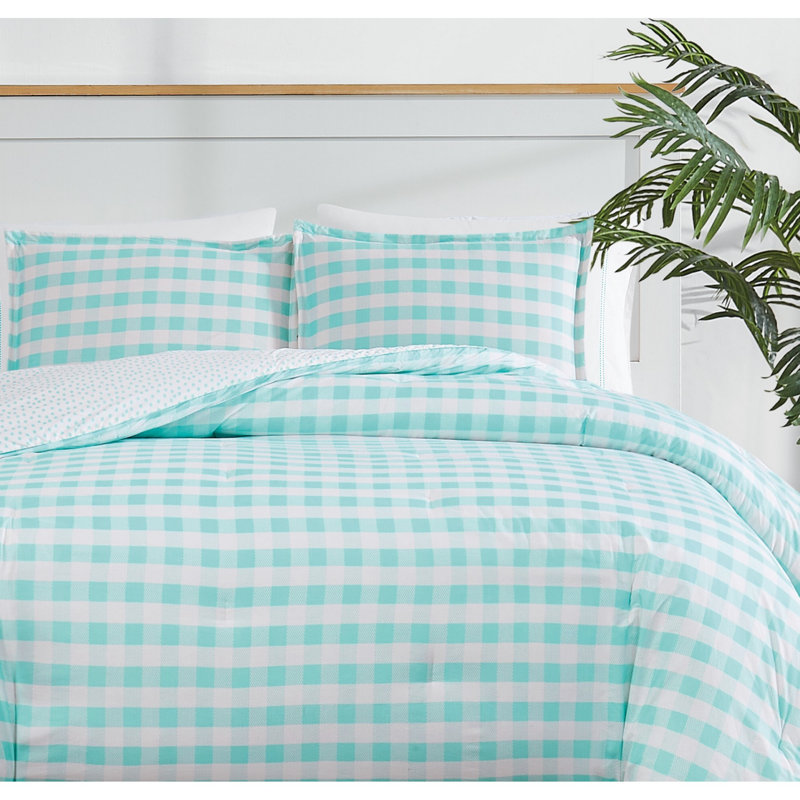 Scout Barnaby Checkham Comforter Set, Queen Comforter + 2 Pillow Shams