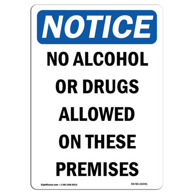 SignMission No Drugs Allowed Sign | Wayfair