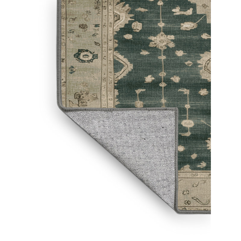 Tapis gris lavable à la machine
