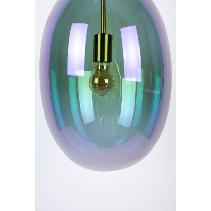 Luminaire suspendu Bubble Blower, H 66 po x l 12 po x P 12 po