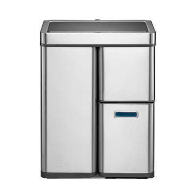 Stainless Steel 60 Litre Motion Sensor Recycling Bin