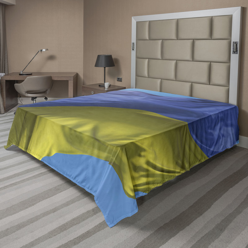 Drap-housse Ambesonne, Drap plat pour très grand lit californien