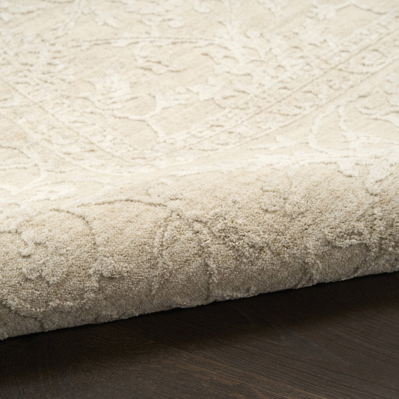  Tapis beige rétro 9 pi x 12 pi Moonlit, Beige, Rectangle 9 pi x 12 pi