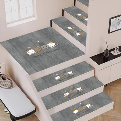 Self-Adhesive Non-Slip Stair Treads For Indoor Use No Washing Required Step Protection Carpet