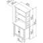 Jenzen 65.94'' H x 30.79'' W Standard Bookcase-1581670108