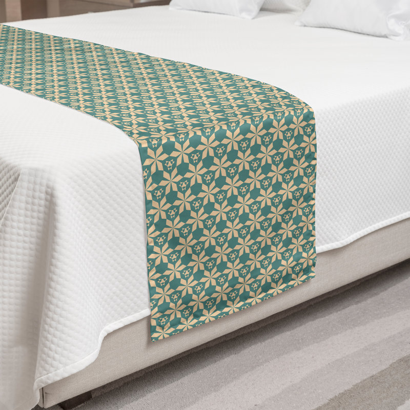 Tapis de lit Ambesonne Damask Floral, Très grand lit