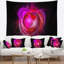 Tapisserie lustre supernova explosion en explosion de couleur abstraite-28494382