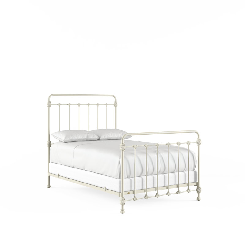 160 Picket Fence Bed | Complete Standard, Full, Gloss Off-White