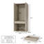 Armoire 77,7 po H