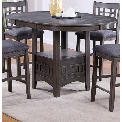 Practical Dining Table Dining Table Round Counter Height Dining Table With Shelve