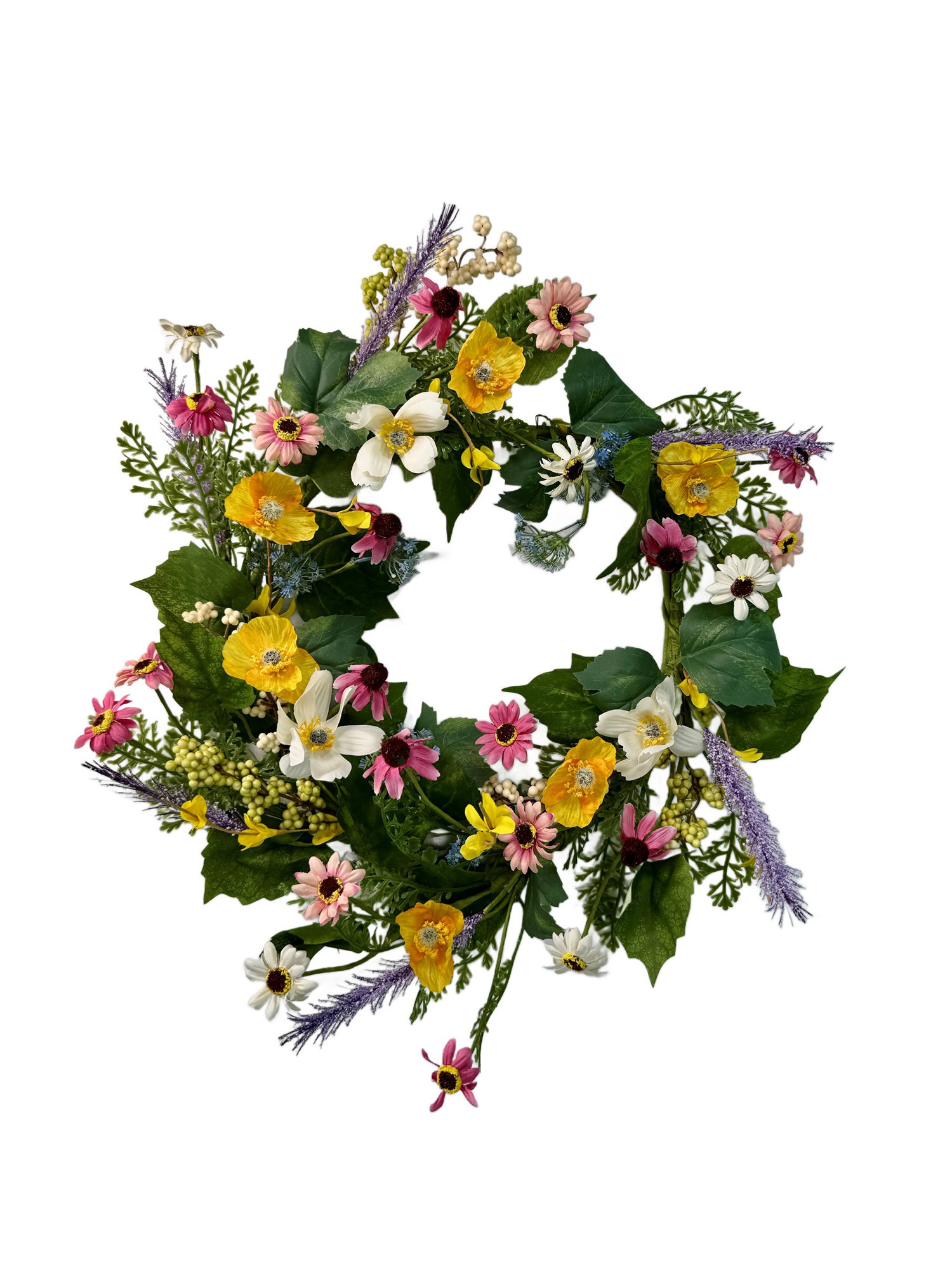 Primrue Spring Wreath Primrue Wreath 21 Inch Spring Mix Floral | Wayfair