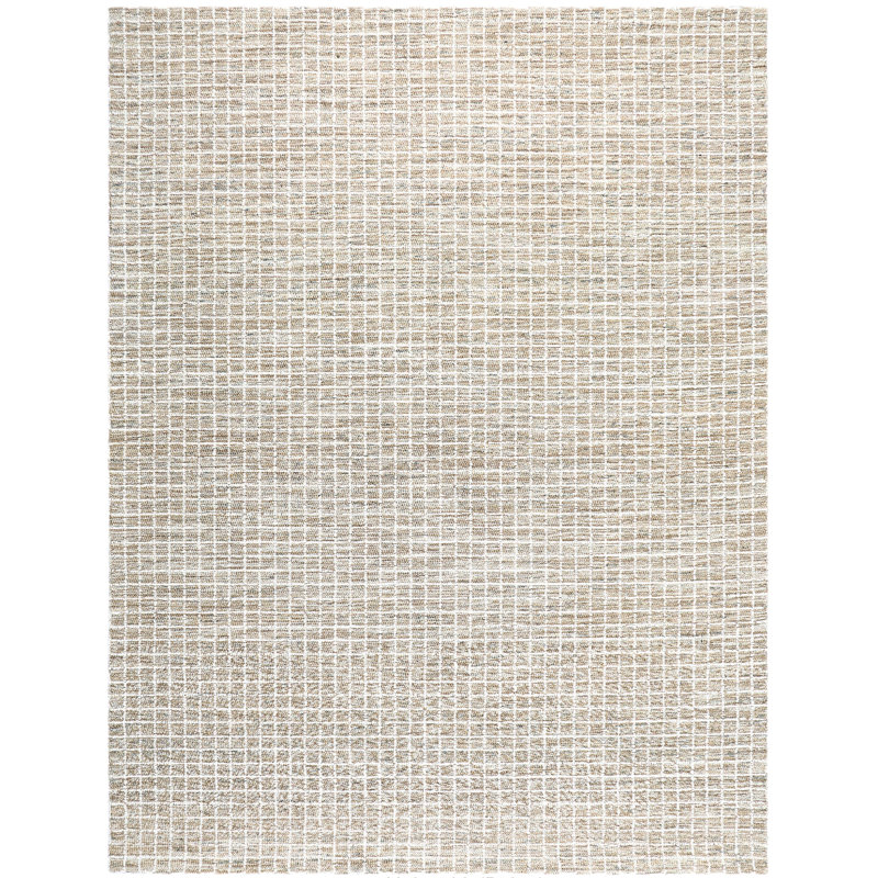 Tapis beige touffeté à la main, Beige