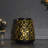  8''H Moroccan Style Metal Lamp with Handle