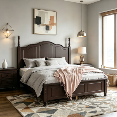 Queen Size Wood Platform Bed Frame