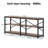 Rustic Farmhouse Style Sofa Table(Only Including Coffee Table)