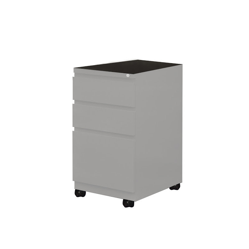 15'' Wide 3 -Drawer Mobile File Cabinet