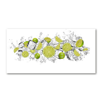 Limonka Ice Cubes - Wrapped Canvas Print